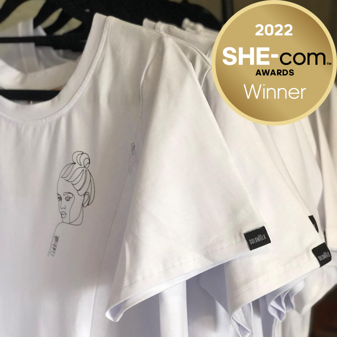 Lady Breastfeeding Tee