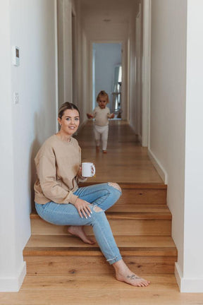 PRE-ORDER: Caramel Latte Breastfeeding Jumper